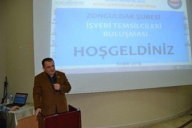 Zonguldak Büro Memur-sen İşyeri Temcilcileri Toplantısı