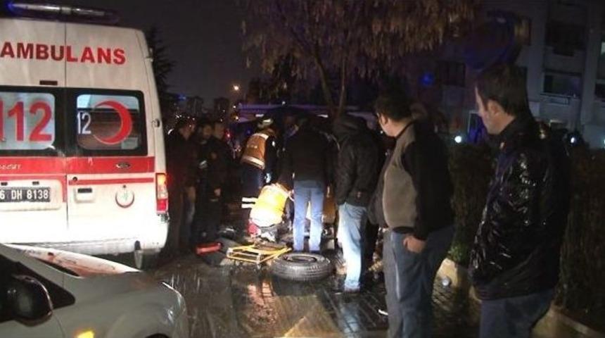 Başkent&rsquo;te Trafik Kazası: 1 &Ouml;l&uuml;, 1 Yaralı