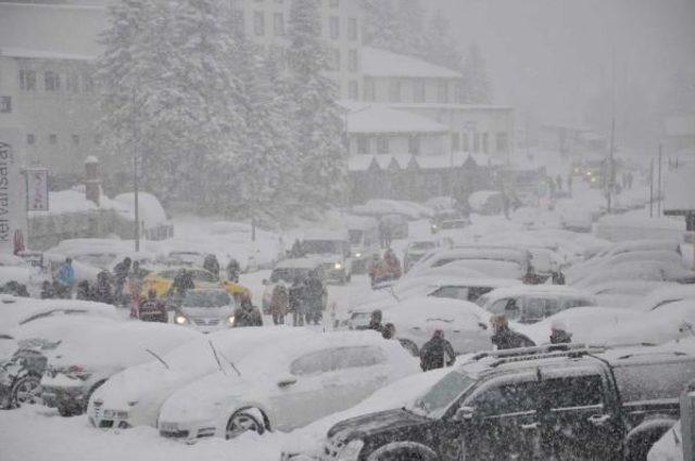 Uludağ'da Trafik Kargaşası