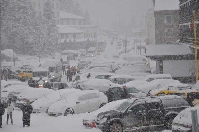 Uludağ'da Trafik Kargaşası