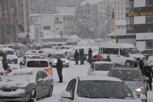 Uludağ'da Trafik Kargaşası