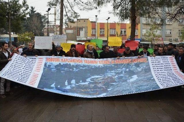 Siverek’te Uludere Olayı Yıldönümünde Protesto Edildi