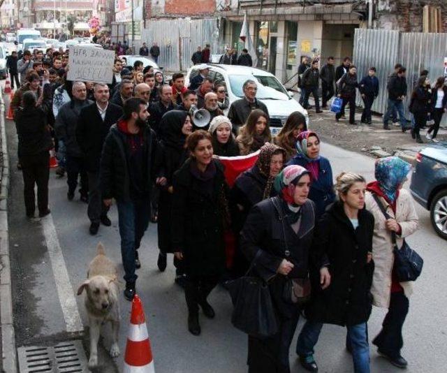 Zonguldak’Ta Bonzai’Den Ölen Miraç İçin Yürüdüler