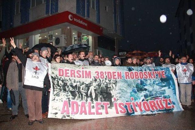 Tunceli’de Uludere Protestosu