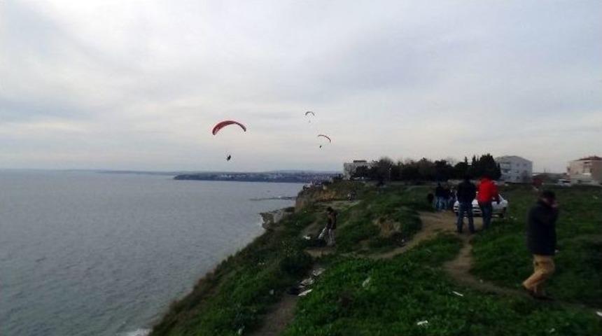 (&ouml;zel Haber) Silivri Semalarında Paraş&uuml;t Keyfi