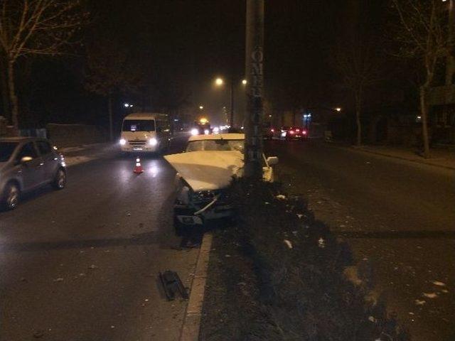 Van’da Trafik Kazası; 1 Yaralı