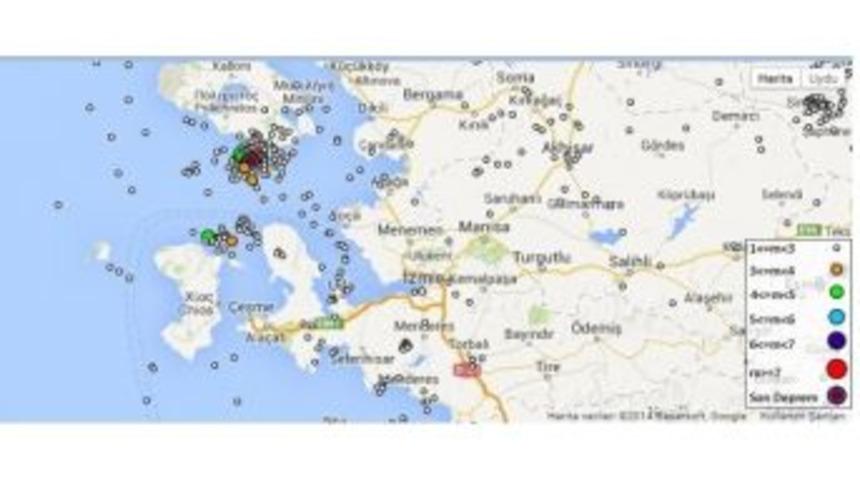 Ege Denizi Depremle Sallandı