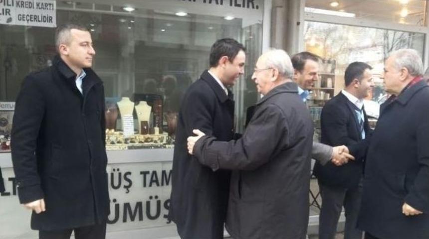 Tekirdağ B&uuml;y&uuml;kşehir Belediye Başkanı Kadir Albayrak, Saray Ak Parti Ve Mhp İl&ccedil;e Başkanlıklarını Ziyaret Etti