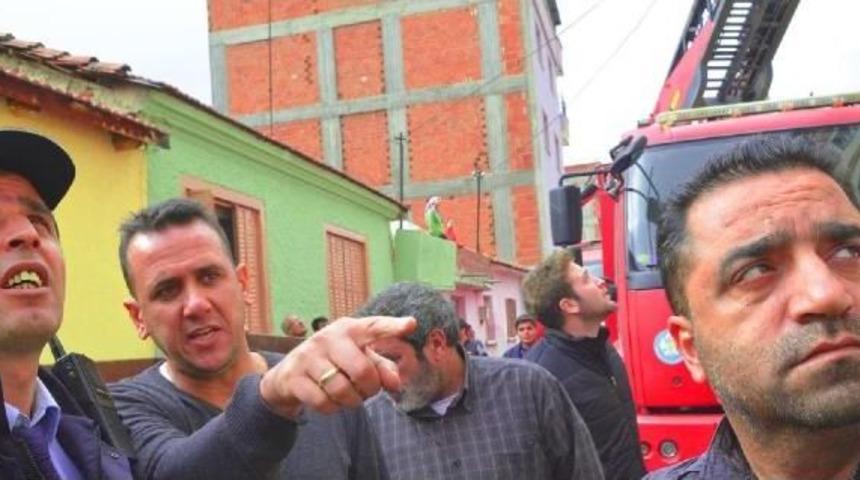 Turgutlu'de Şüpheli Ev Yangını