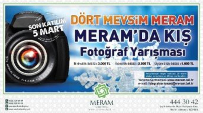 &lsquo;meram&rsquo;da Kış&rsquo; Fotoğraf Yarışması Başvuruları Başladı