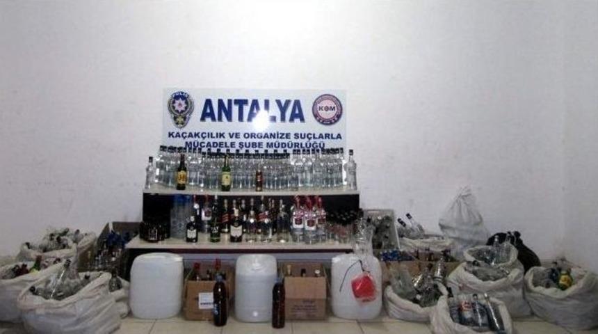 Ka&ccedil;ak İ&ccedil;ki İmalatı Yapan İş Yerine Polis Operasyonu