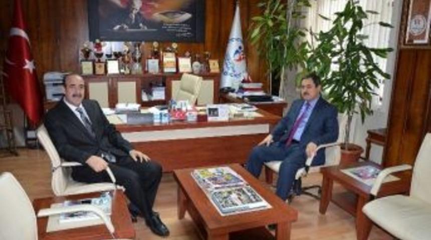 Başkan Eser, İl M&uuml;d&uuml;r&uuml; Fındıklı&rsquo;yı Ziyaret Etti