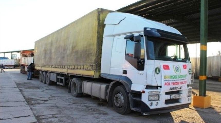 Yardım Tır&rsquo;ı Kilis&rsquo;e Ulaştı