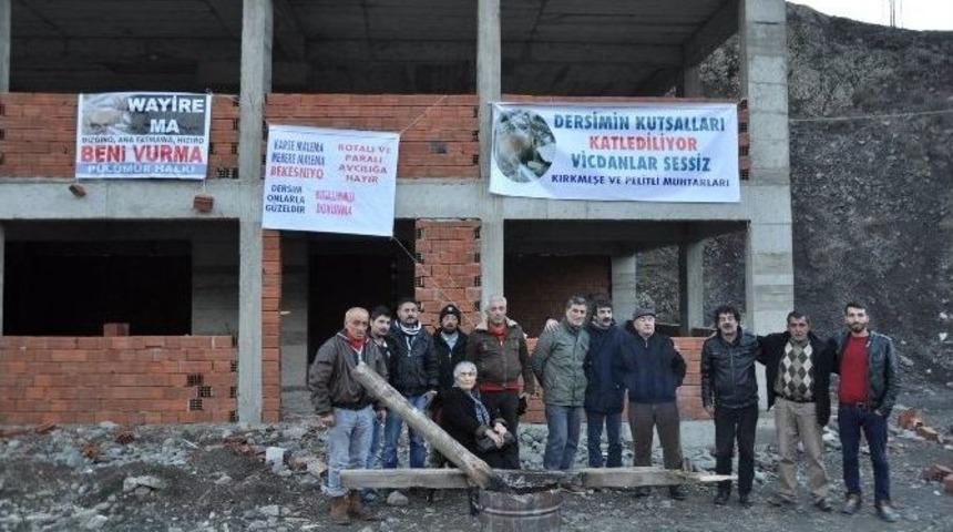 Ka&ccedil;ak Avcılık İ&ccedil;in Tunceli Sınırında Eylem