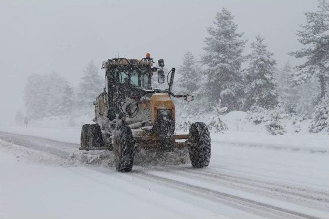 Kastamonu&rsquo;da Kar Yağışı