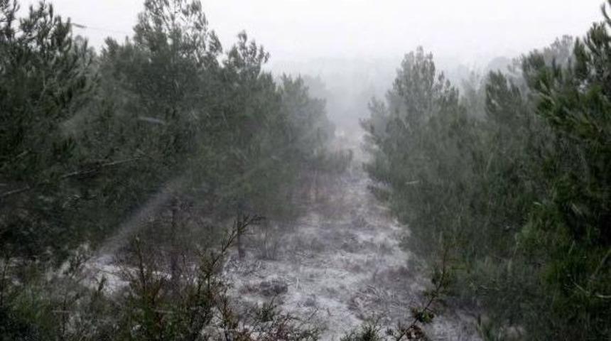 &Ccedil;anakkale'de Kar Yağışı