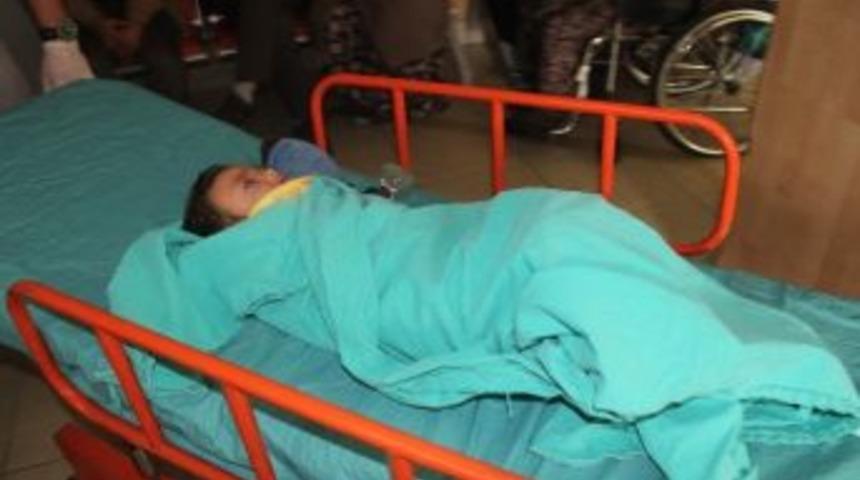 &Uuml;zerine Televizyon D&uuml;şen Bebek Hastanelik Oldu