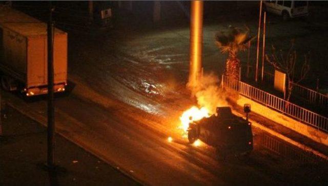 Silopi'de Toma'nın İçinde Gaz Bombası Patladı