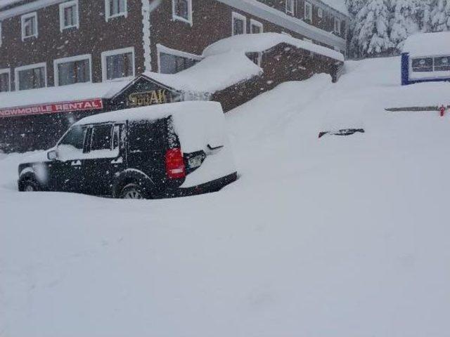 Uludağ’Da Bir Günde Yarım Metre Kar Yağdı