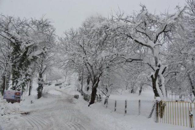 Kartepe'de Kar Kalınlığı 1 Metreye Ulaştı