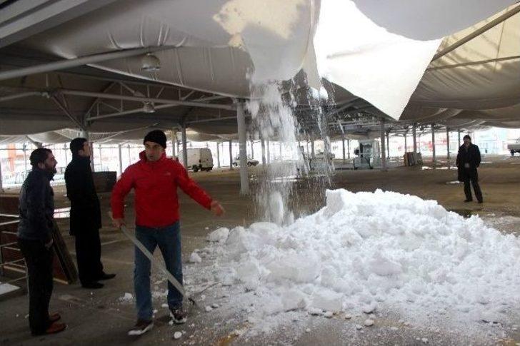 Kapalı Pazar Yerinin Çatısı Çöktü G4