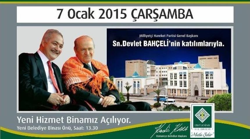 Mhp Lideri Devlet Bah&ccedil;eli Osmaniye&rsquo;ye Gelecek