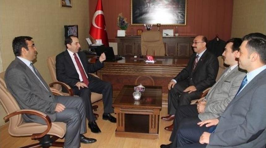 Rekt&ouml;r Alkan, Atcıoğlu&rsquo;nu Ziyaret Etti