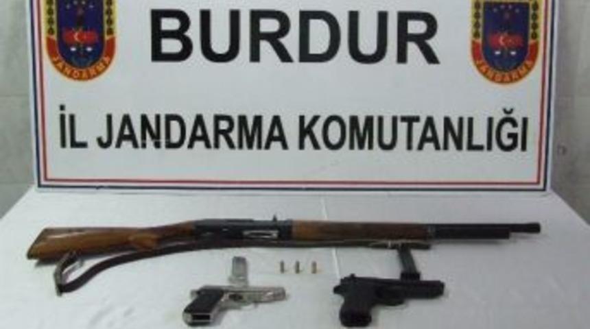 Burdur&rsquo;da Silah Operasyonu