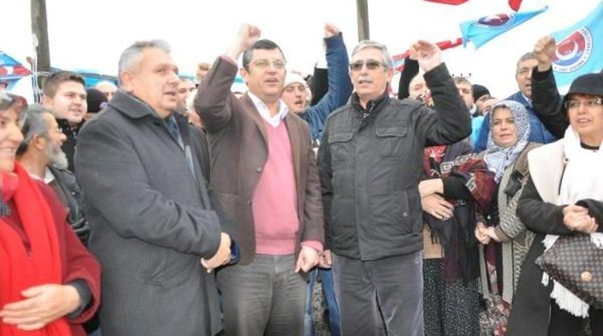 Chp'li &Ouml;zel, Seaş Direniş &Ccedil;adırındaki İş&ccedil;ileri Ziyaret Etti