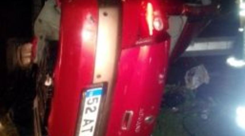 Samsun&rsquo;da Trafik Kazası: 1 &Ouml;l&uuml;, 1 Yaralı