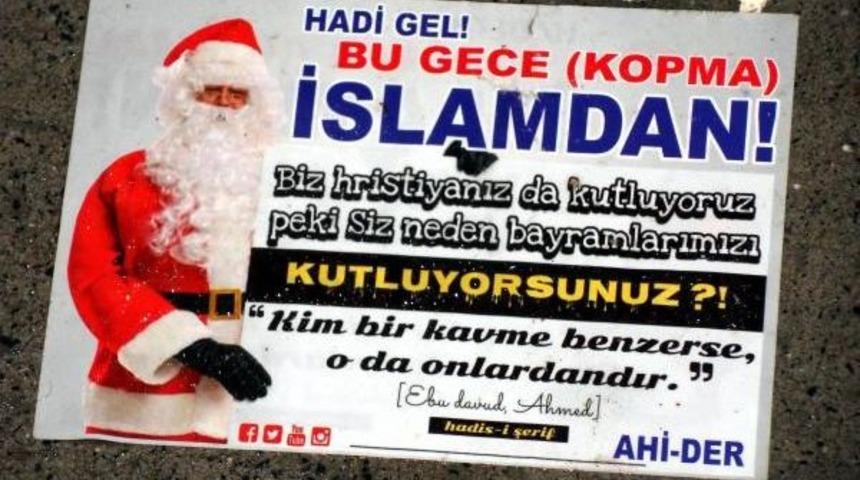 Yeni Yıl Kutlamalarına"  Katılmama &Ccedil;ağrısını Hadisli El İlanlarıyla Yaptılar