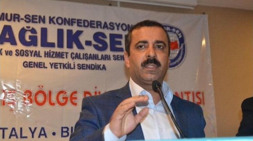 Sağlık-sen Genel Başkanı Memiş Osmaniye&rsquo;de