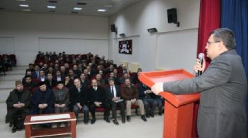 Pasinler Sydv Okul Y&ouml;neticileri Ve Din G&ouml;revlileriyle Toplantı D&uuml;zenledi