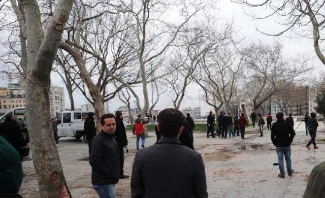 Gezi Parkı nda Zabıta Seyyar Satıcı Kavgası 1