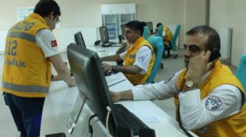 Elazığ&rsquo;da Ambulansları 1 Yılda 38 Bin Hasta Taşıdı