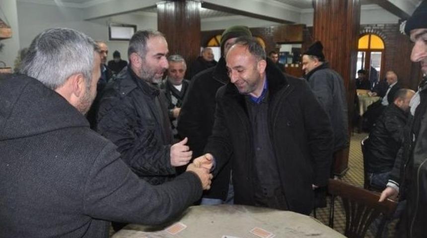 Başkan &Uuml;z&uuml;lmez Yeni Yılın İlk G&uuml;n&uuml;n&uuml; Ziyaretlerle Ge&ccedil;irdi