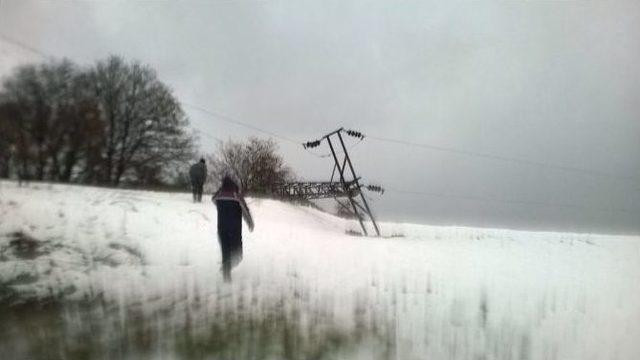 Yoğun Kara Rağmen Uedaş Ekipleri İmdada Yetişti 1