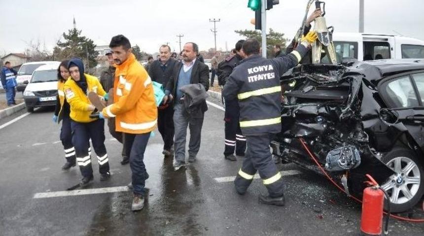 Akşehir&rsquo;de Trafik Kazası: 7 Yaralı