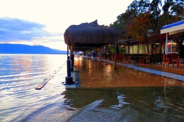 Köyceğiz Gölü Taştı, Cadde Venedik'e Döndü