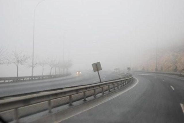 Şanlıurfa’Da Sis Etkili Oluyor 3