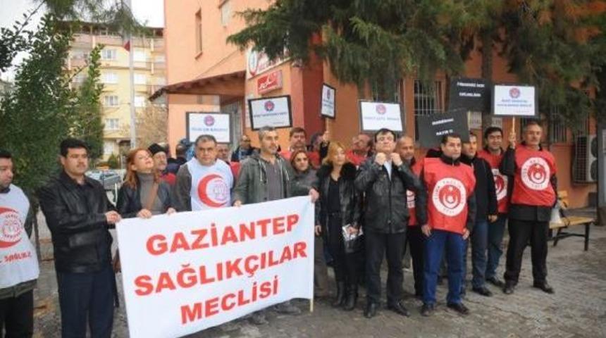 Gaziantep'te Aile Hekimlerinden N&ouml;bet Eylemi