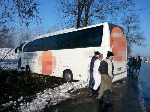 Buzlu Yollar Kazaları Da Beraberinde Getirdi