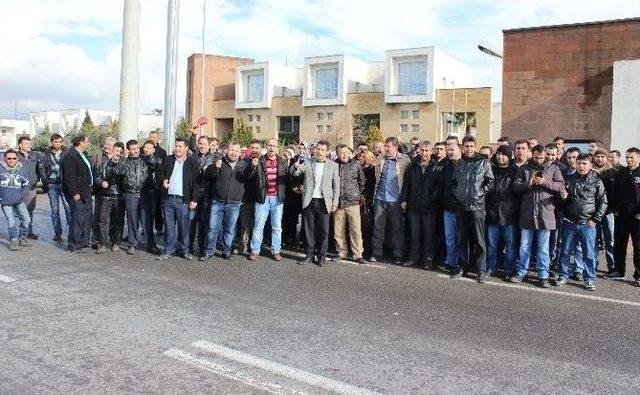 Kahramanmaraş&rsquo;ta İş&ccedil;iler Eylem Yaptı 1