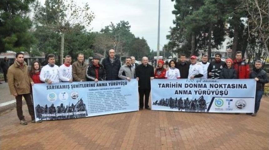 Tekirdağ&rsquo;dan Sarıkamış&rsquo;a Uğurlandılar