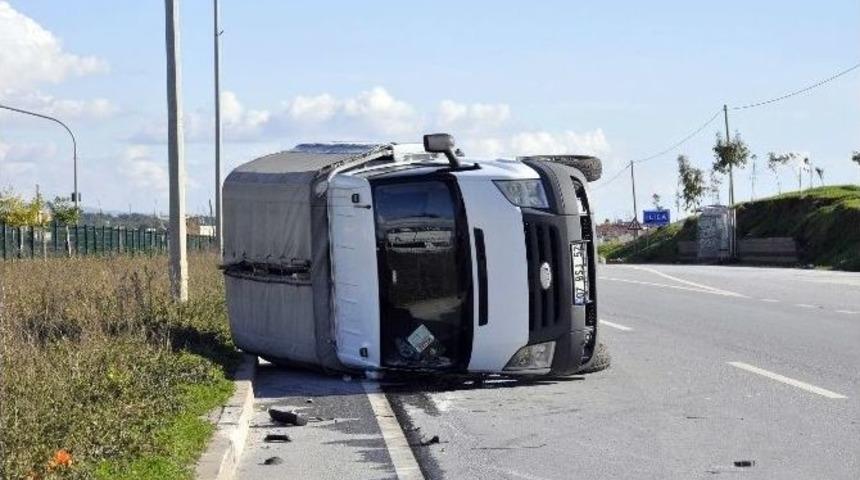 Antalya&rsquo;da Kaza: 1 Yaralı