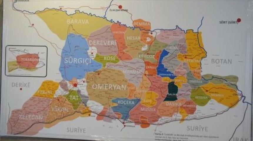20 Yıllık &Ccedil;alışma İle Ortaya &Ccedil;ıkan Aşiretler Haritası