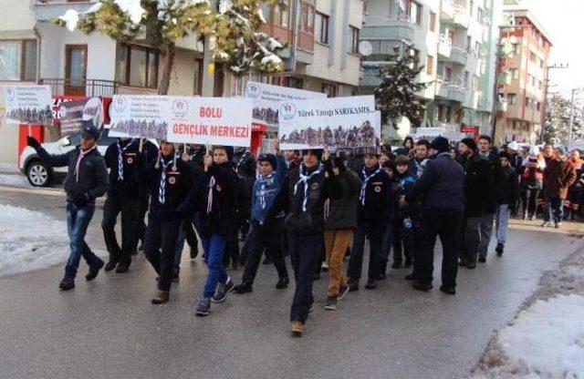 Bolu'da, Sarıkamış Şehitleri İçin Yürüdüler