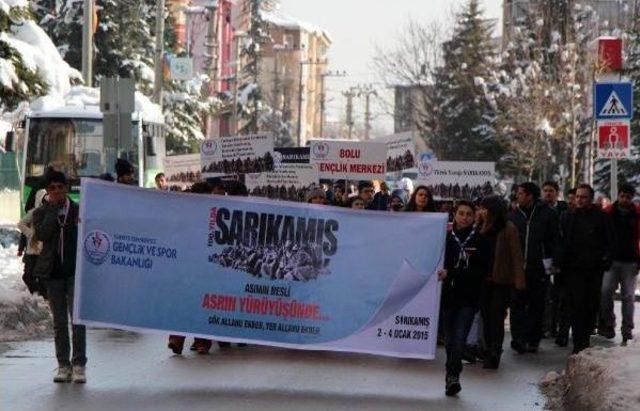 Bolu'da, Sarıkamış Şehitleri İçin Yürüdüler