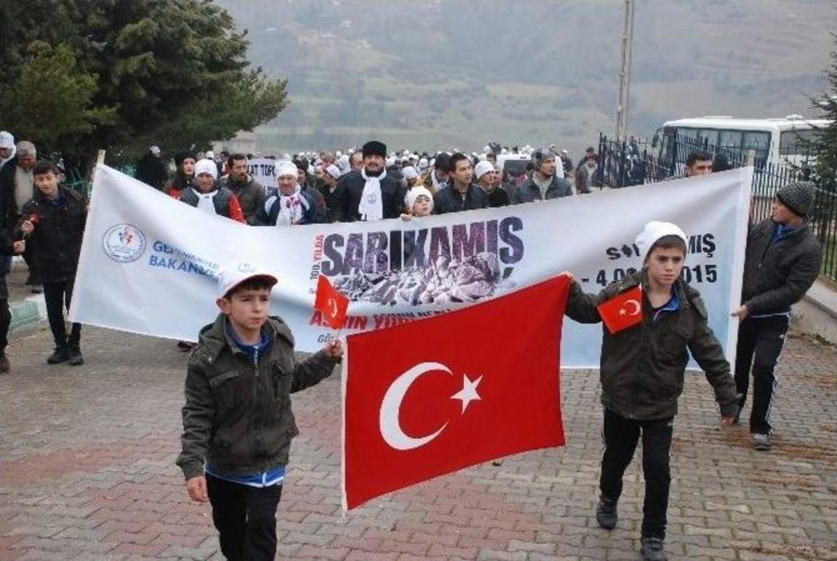 Tokat&rsquo;ta Sarıkamış Şehitlerini Anma Y&uuml;r&uuml;y&uuml;ş&uuml;