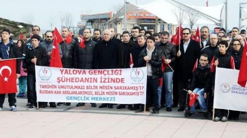 Yalova&rsquo;Da Sarıkamış Şehitleri Unutulmadı